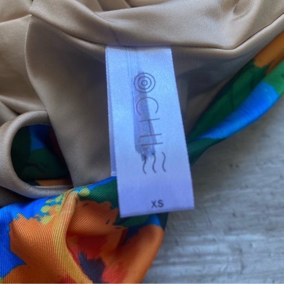 NWOT OCHIE Diana floral multicolored one piece swimsuit 14086 - Picture 6 of 7